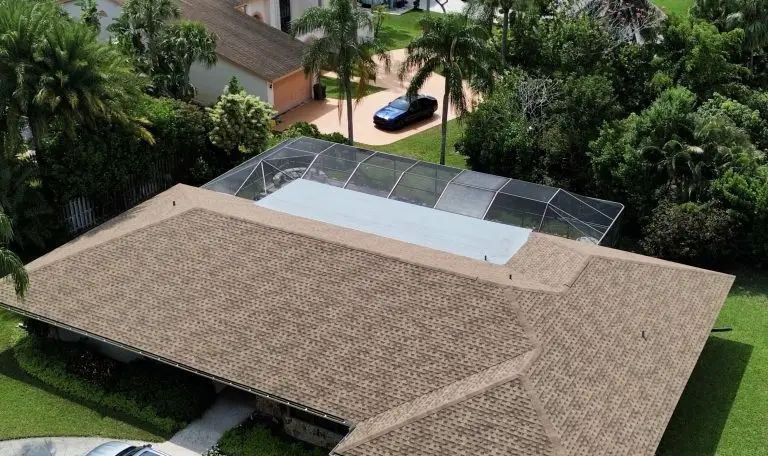 Shingle Roof Replacement - Delray Beach, Florida.