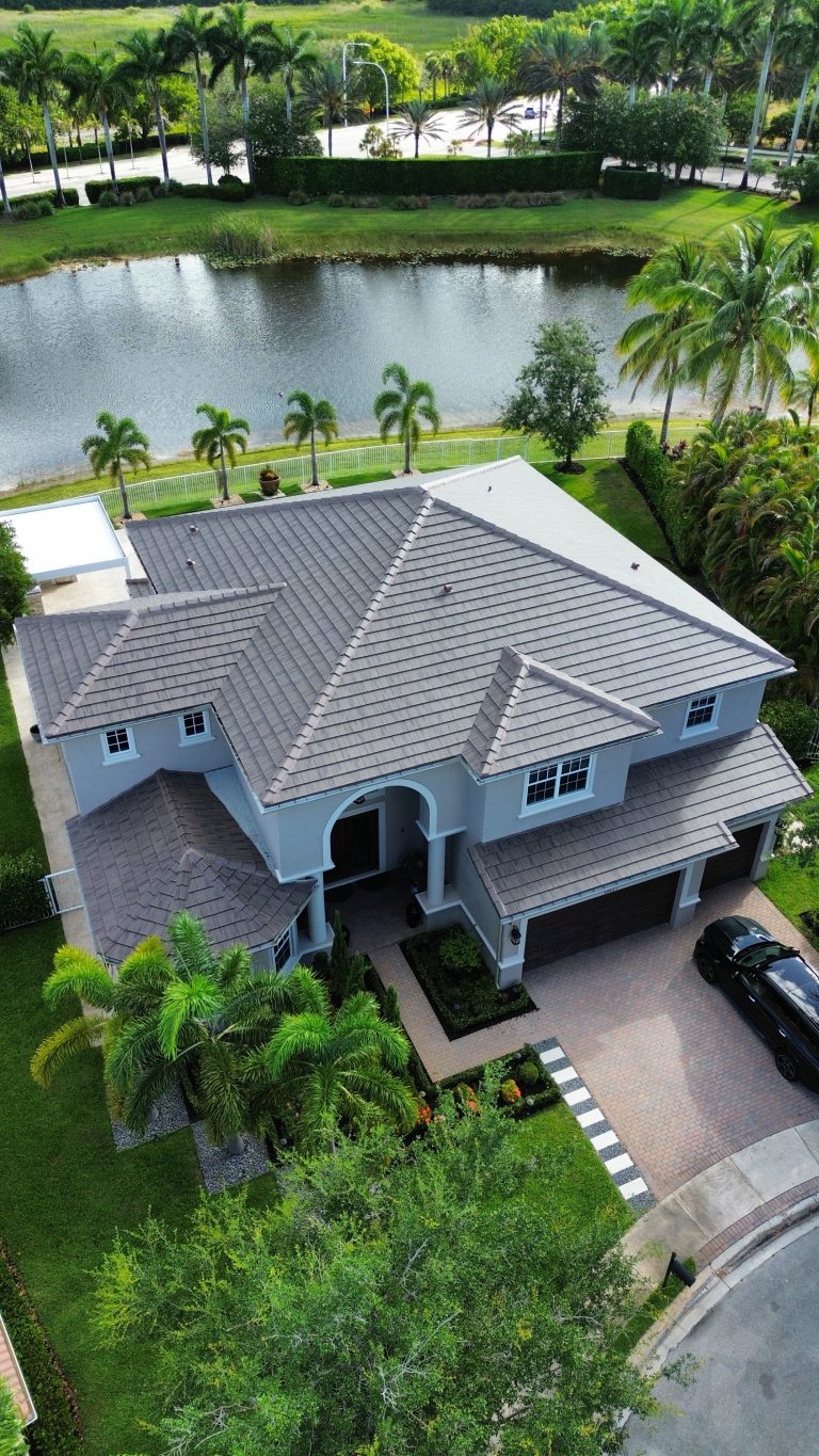 Flat Tile Roof Replacement - Weston, Florida.