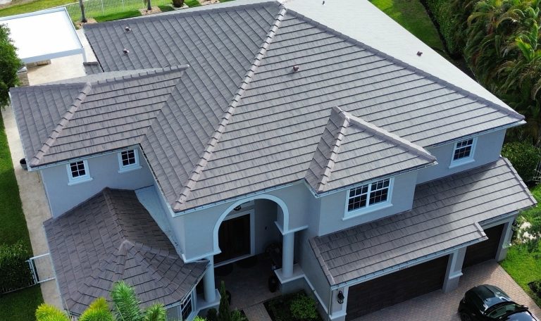 Flat Tile Roof Replacement - Weston, Florida.