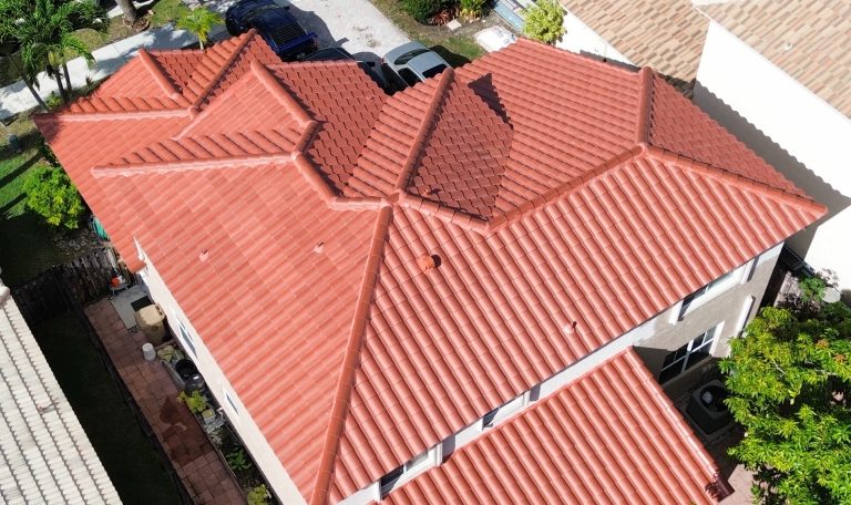 Tile Roof Replacement - Davie, Florida.