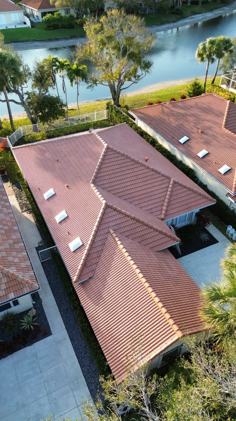 Tile Roof Replacement - Palm Beach Gardens, Florida.